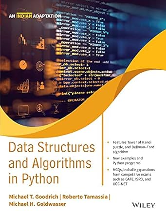 Data Structures and Algorithms in Python (An Indian Adaptation ...