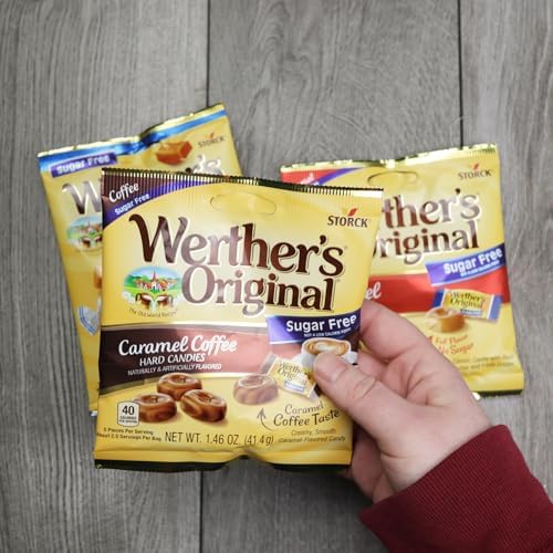 Sugar Free Werther's Assortment, Soft and Hard Caramels and Coffee Candies, Individually Wrapped, 1.46 Ounces (Pack of 3) - 3