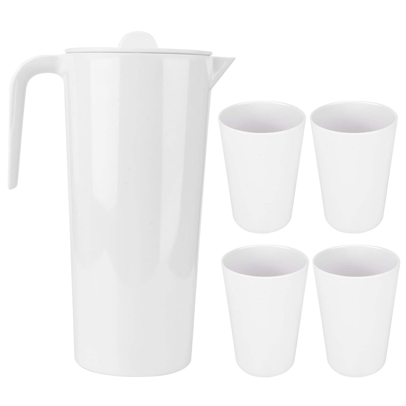 Hervidor de agua de gran capacidad evita goteos con tazas de melamina irrompible