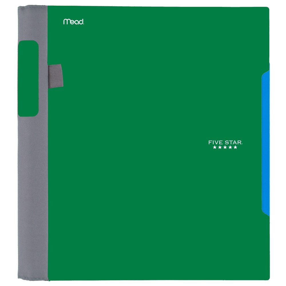 Five Star Advance Spirale Notebook, 1 Thema, College liniert Papier, 1 Blatt, Farbe wird variieren (6322) 2er-Pack Cobalt, Green