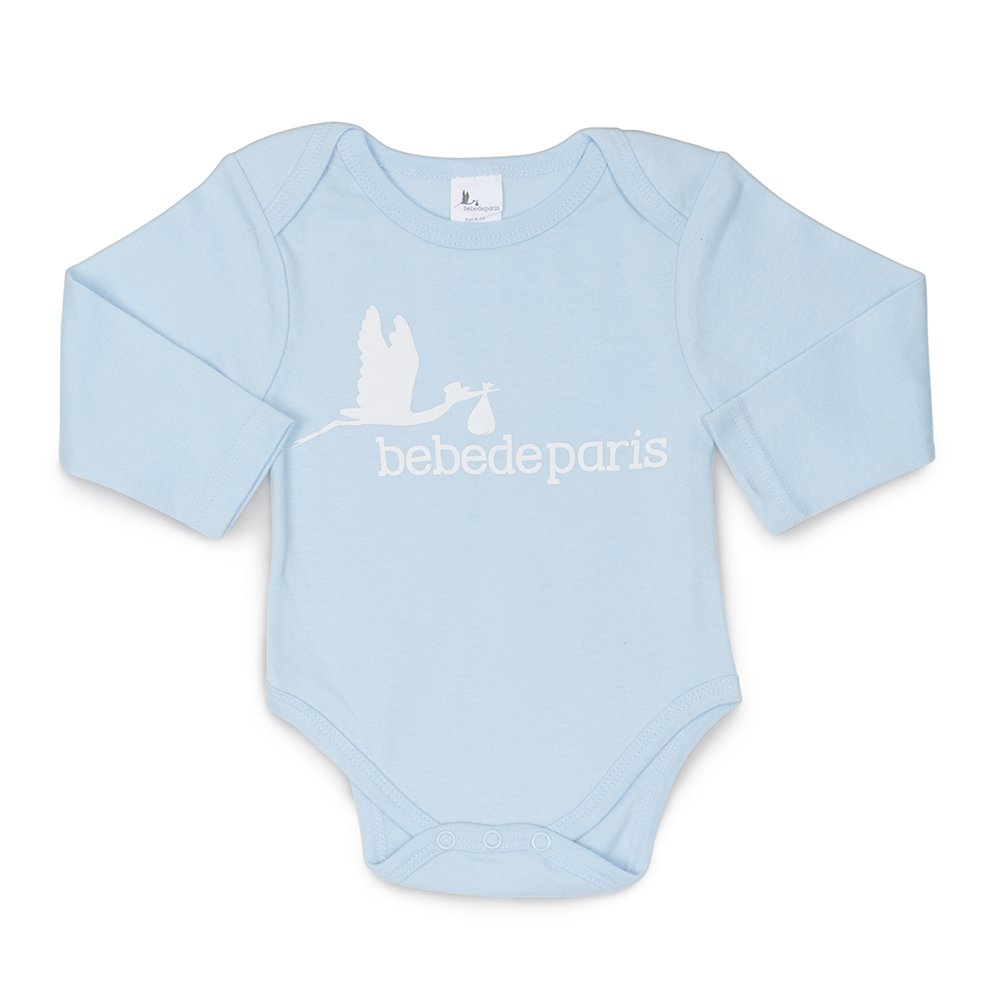 Tarta de Pañales Osito Motero | Regalos para Bebes Recien Nacidos Ideal para Baby Shower | 30 Pañales Ecológicos Sostenibles y Biodegradables | Talla 2 de 5 a 8 kg (Azul) | BebeDeParis