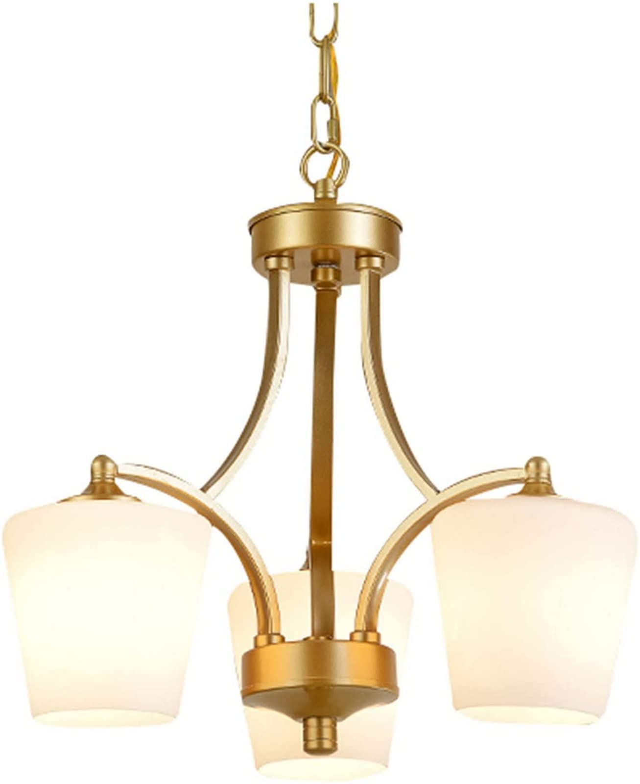Lampe suspendue dorée design rétro pour illuminer votre grande cuisine américaine