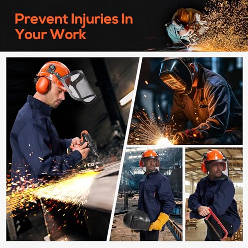 SRsafety Hi Vis FR Shirts for Men,7.0oz Long Sleeve FR Work Shirts,100% Cotton High Visibility Fire Shirt
