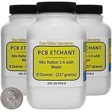 Printed Circuit Board Etchant [PCB] Dry Powder 1.5 Lb in Three Space-Saver Bottles