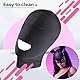 BDSM Maske Schwarz Spandex Bondage SM Fetisch Sex mit Mundöffnung Größe S/M Dehnbar bis 57cm Sinnliche Erlebnisse für Frauen und manner & paare Erotik Toys full Face mask black FOPS B23-5