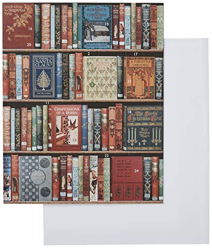 Nelson Line Christmas Bookshelf-8 x 10 Advent Calendar, Brown - Image 2