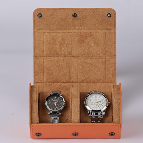 YANHHAN Travel Watch Case, Watch Box Holder for Men Storage by YANHHAN - Used condition - Image 3