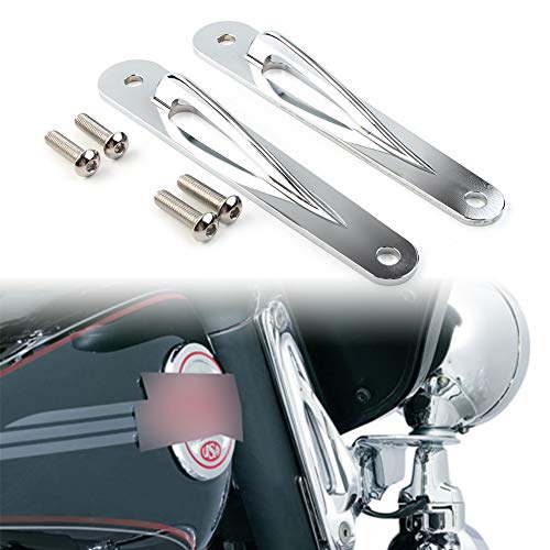 GZYF Front Fork Teardrop Tie-Down Brackets and Hardware Kit Motorcycle for Harley Touring Ultra Limited FLHTK Electra Glide 1983-2013