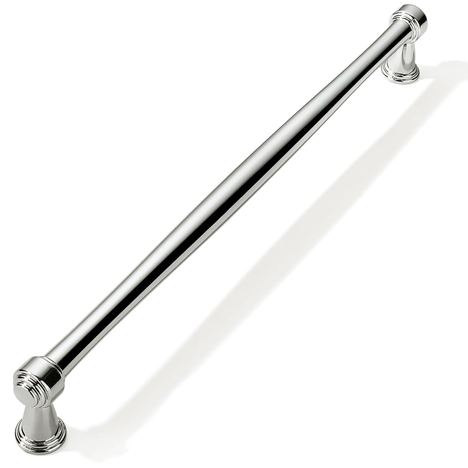 CABDM 1 Pack 18inch(457mm) Center to Center Appliance Pulls Vibrant Polished Nickel Cabinet Pulls Handles for Cabinets Cupboard Solid Heavy Duty Drawer Handles Dressers Kitchens bedrooms — image 1
