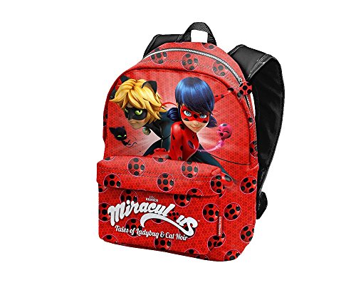 Karactermania Ladybug Defenders Mochilas de Diario  42 cm  21 litros  Rojo