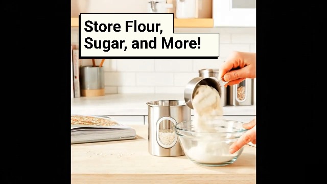 Amazon.com: Fox Run 6103 Canister Set, Stainless Steel, 3-Piece