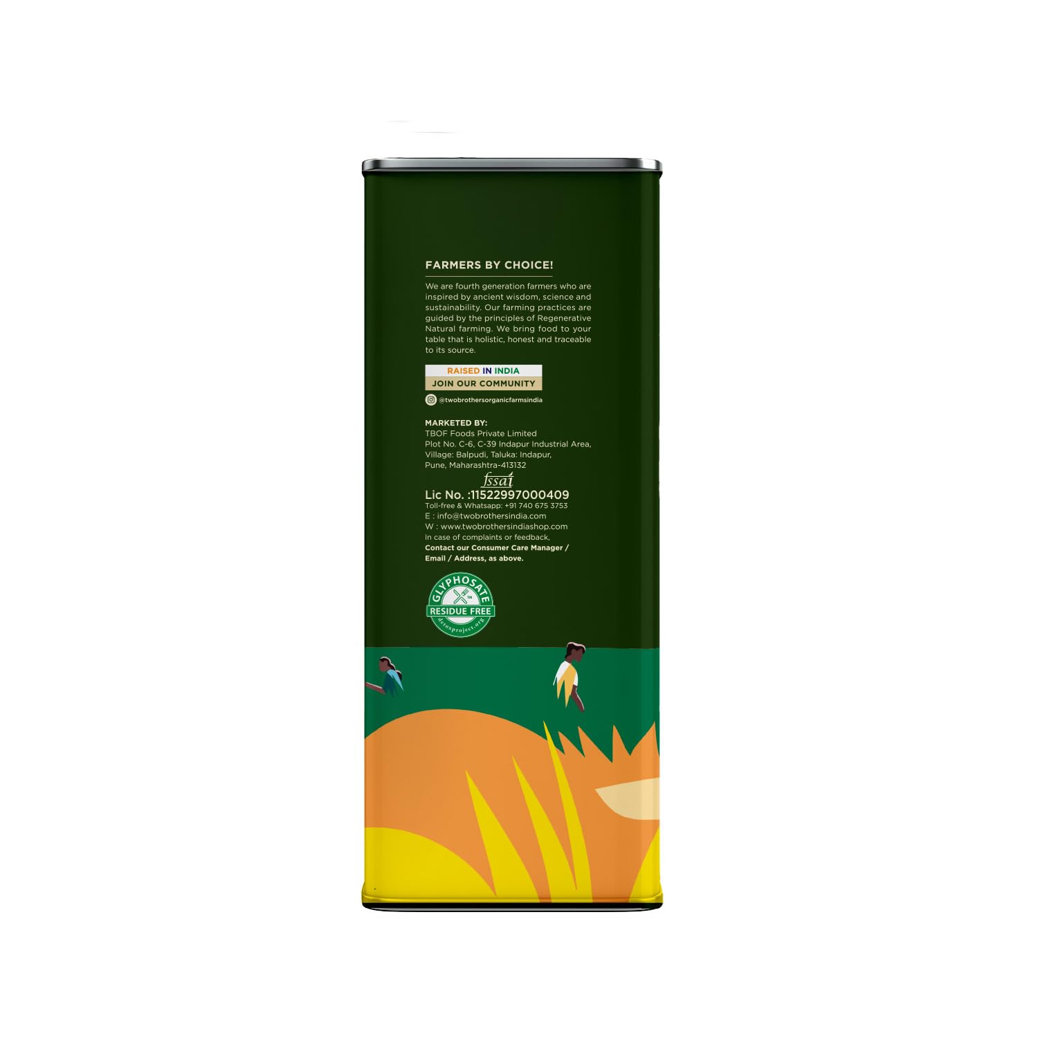 Two Brothers Organic Farms Amorearth Peanut Oil/Groundnut Oil,Wood-Pressed, Single-Filtered Oil for Cooking (5 Litre) image 3