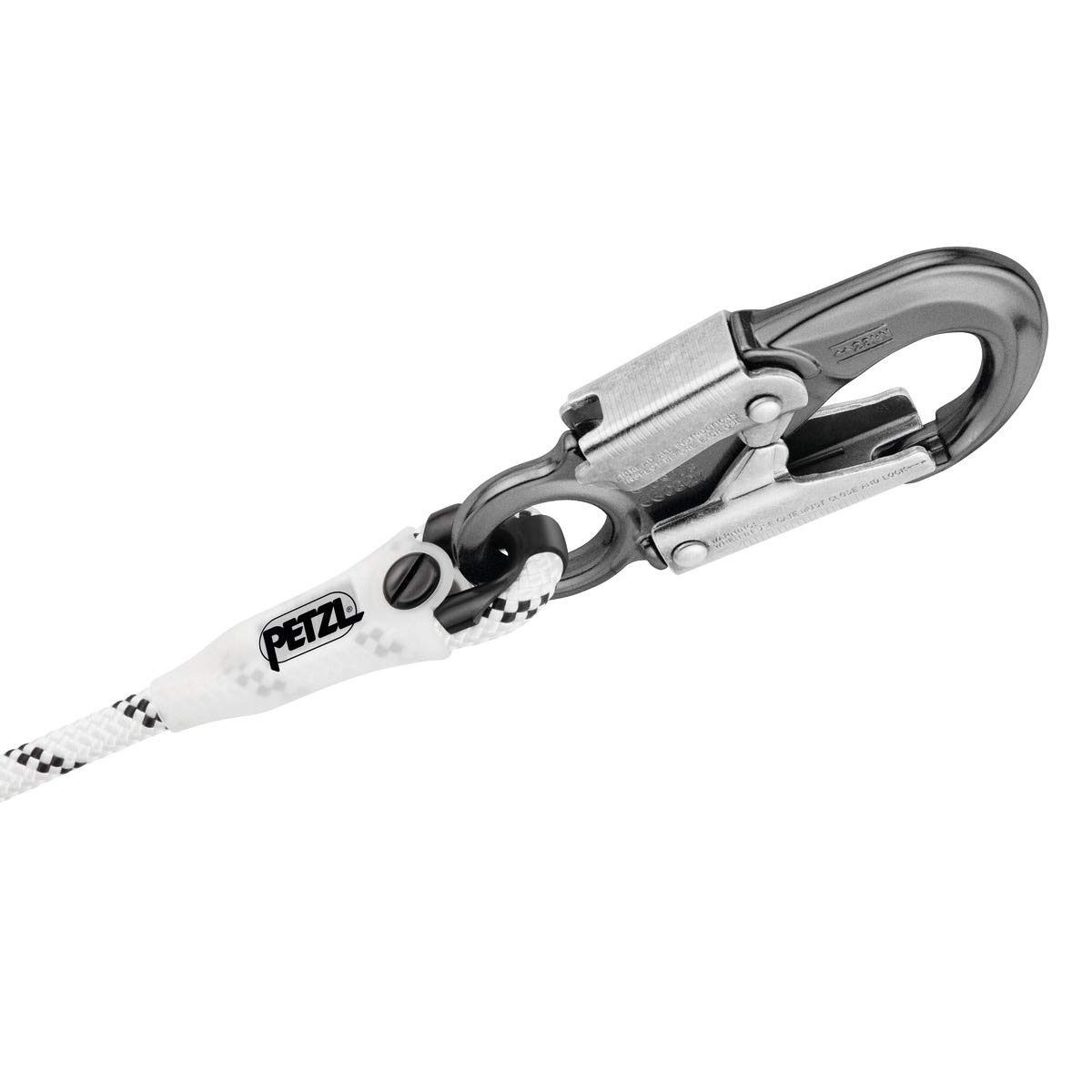 Petzl Unisex's Grillon hak wersja międzynarodowa akcesoria do wspinaczki, biały/żółty, UNI