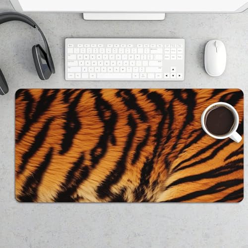 Mouse Pad Grande de Goma con Diseño Rayas Tigre miniatura 5