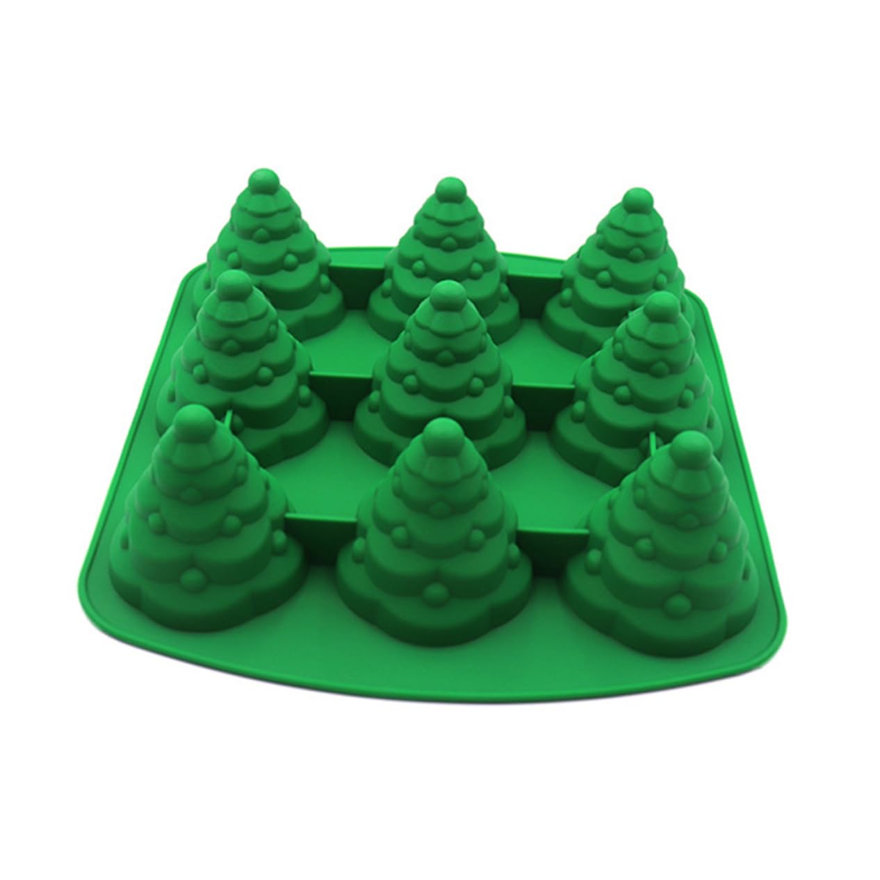 Amosfun 2 Pz Stampo Per Torta Albero Di Natale Comodo Stampo Per Caramelle Strumento Di Cottura Formine Per Biscotti Il Sapone 3d Modella Il Natale Gadget Da Forno Silicone Alimentare