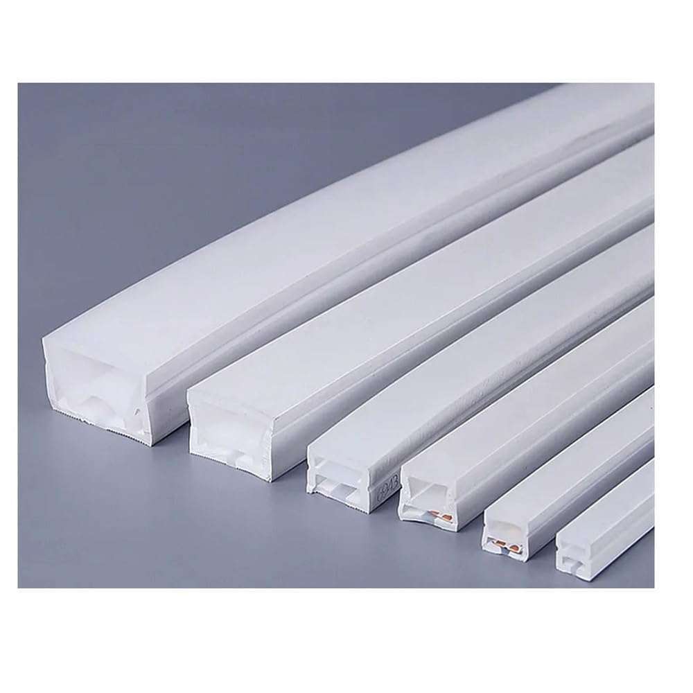 Tubo de silicona de neón, perfil LED IP67 flexible e impermeable para decoración al aire libre, tira de luces lineales