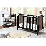 Suite Bebe Brees Convertible Island Crib in Black & Vintage Walnut
