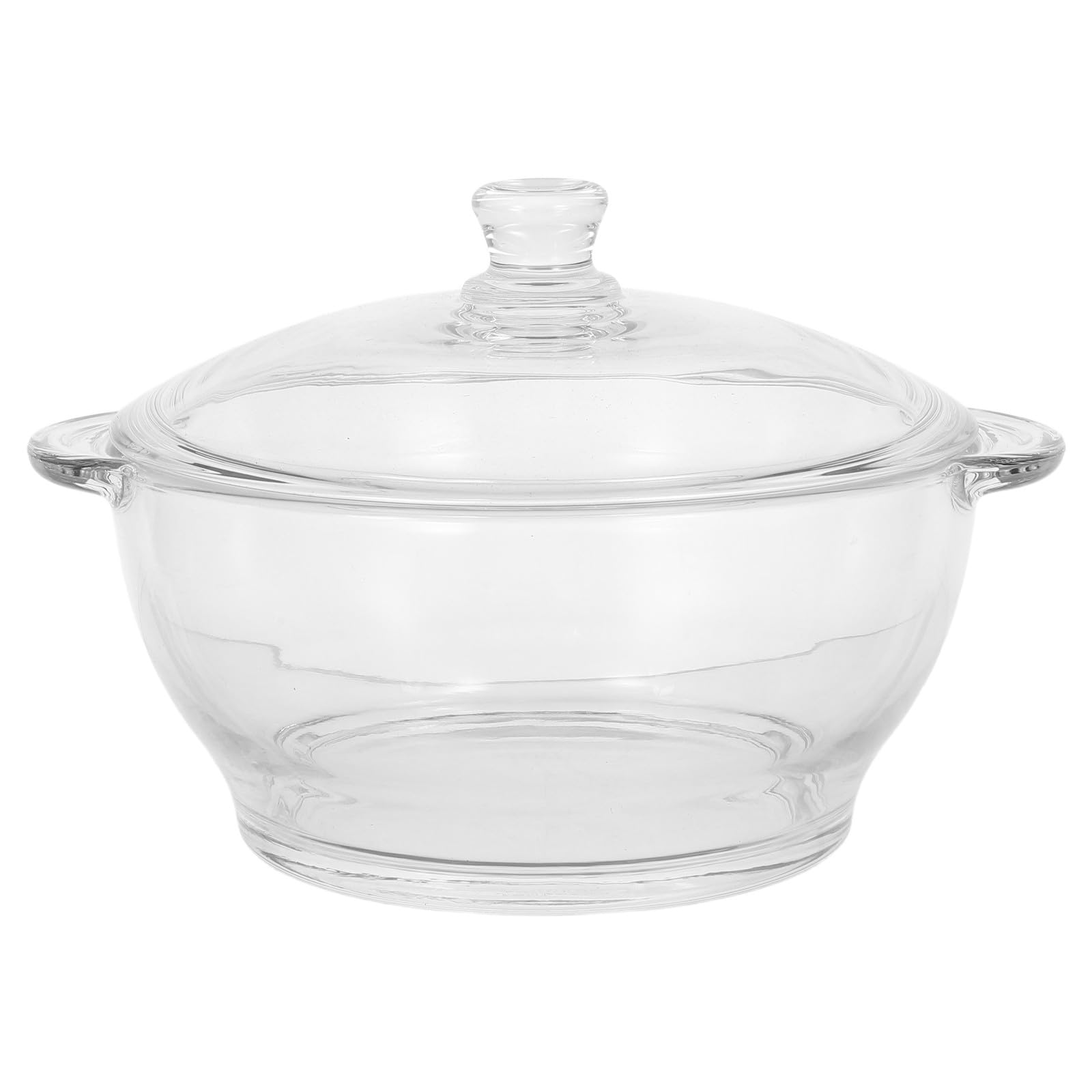Pot transparent en verre borosilicate SHINEOFI 1,5 L haute résistance