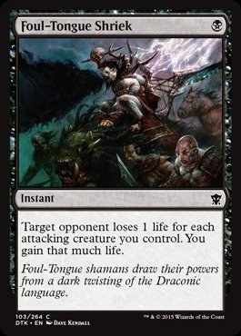 Amazon.co.jp: Magic: the Gathering - Foul-Tongue Shriek (103/264 