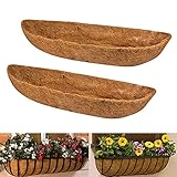 Ayybf 2-Packs Coco Liner,Wall Basket Planter Liner, Coco Liner Roll Hanging Basket Pad,Garden Plants...