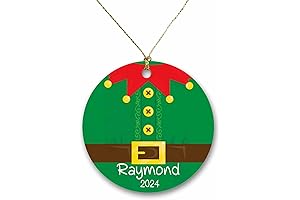 Personalized Baby Elf First Christmas 2024 Ornament, Elf Christmas Decorations, Elf First...