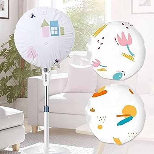karomouj KMA480 Printd Table Fan Cover Finger Protection cov