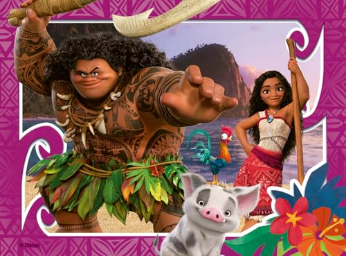 Rompecabezas Ravensburger Moana 2 para niños: paquete de 4 rompecabezas con conteo creciente de piezas (12, 16, 20 y 24 piezas) | Ideal como actividad sin pantallas miniatura 3