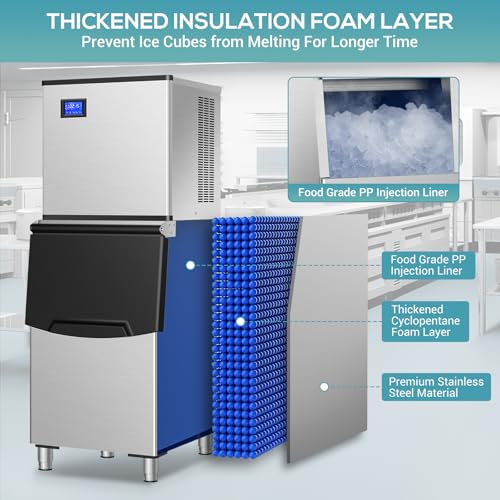 Commercial ice maker machine