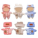 AJUSTEMENT POUR 17 CM : Vêtements compatibles avec de nombreuses mini poupées de collection 17 cm ; rendu soigné pour photos et exposition (poupée non incluse).