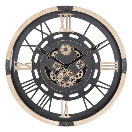 Atmosphera - Horloge mécanique Bois d80cm