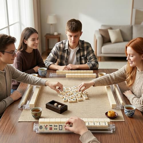 Set de 4 Racks para Mahjong con Empujadores miniatura 6