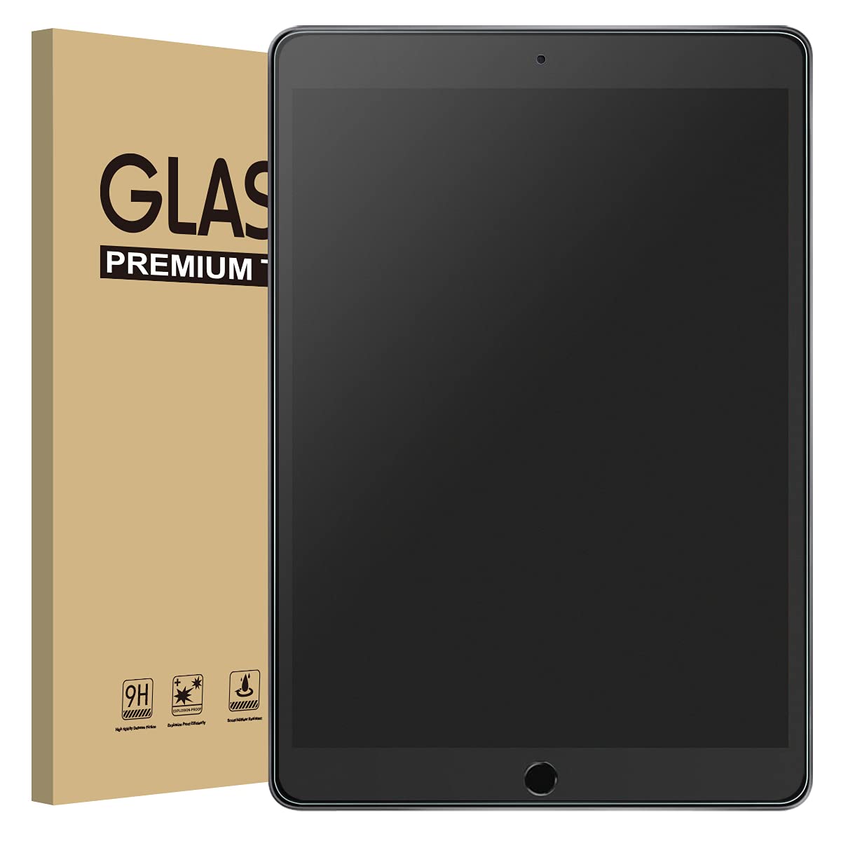 MothcaMatte Glass Screen Protector for iPad Air 3(2019) 10.5-inch & iPad Pro 10.5"(2017)[NOT Privacy] Anti-Glare & Anti-Fingerprint No Dazzling 9H Hardness Tempered Glass Film, Smooth as Silk