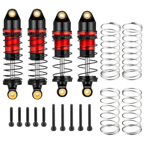 Amortisseur Losi Micro-B alu 2WD 1/24 : kit de mise à niveau de 4 pièces avant arrière