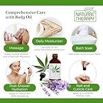 Natural Therapy Hemp & Lavender Body Oil – Moisturizing Body Oil – Hydrate & Soften Skin – Increase Skin Elasticity and Provide Anti-Aging Support (4 Fl.Oz) - Image 4