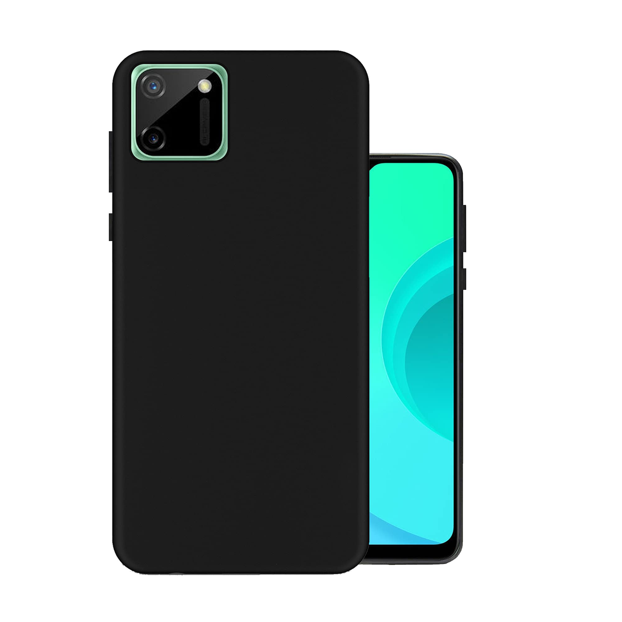HELLO ZONE Exclusive Matte Finish Soft Back Case Cover for Realme C11 - Black (B08F7QT376) Amazon Price History, Amazon Price Tracker