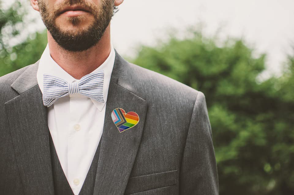 Image of Pack 3PCS /5PCS /10PCS Progress Pride Lapel Pins Brooches Badges