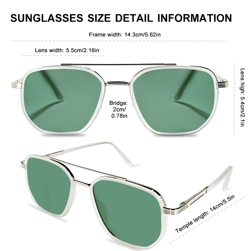 Image of Women Sunglasses Polarized UV400 Vintage for Driving HD Retro with Case