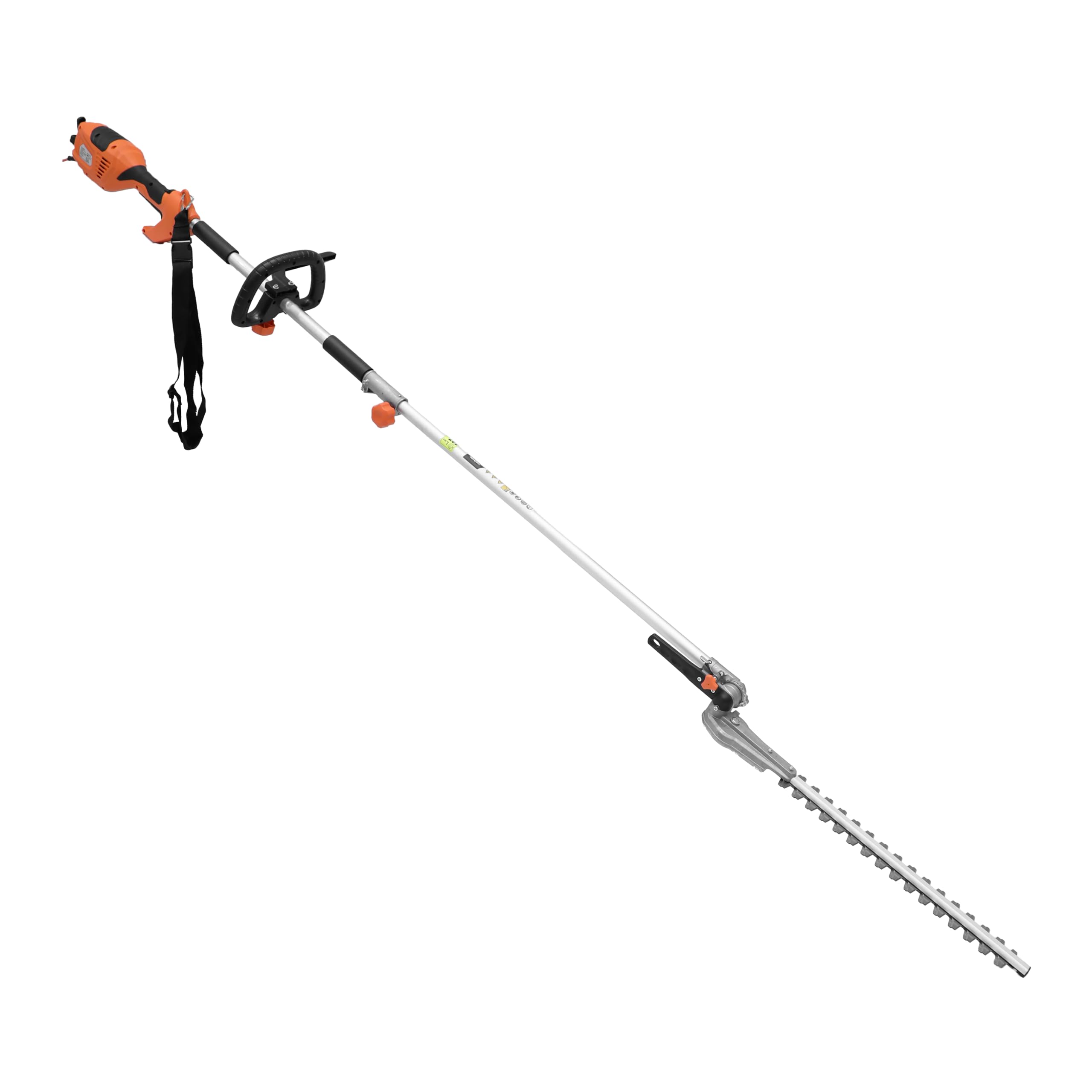 eSkde LPHT6 Electric Pole Hedge Trimmer, 1000W, 410mm Blade, Multi-Angle Cutting Head, 2.6m Reach, 10m Cable