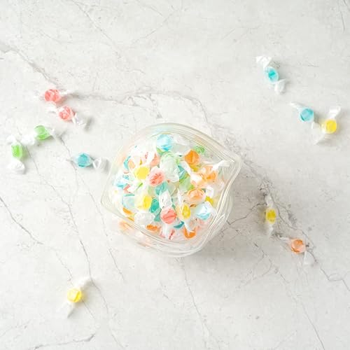 Miniatura 8 de Restaurantware Bolsa de vidrio con cremallera de 22 onzas, 1 bolsa grande de vidrio, bordes arrugados realistas, sirve dulces, palomitas de maíz o