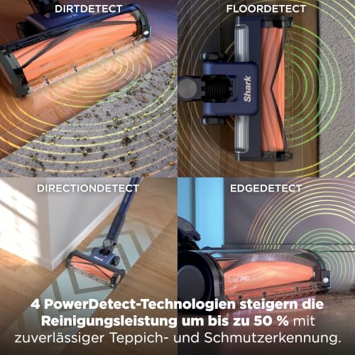 Shark Detect Speed Clean & Empty Pet Pro Akku-Staubsauger, IA3241EUT, Salbeigrau - 9