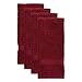 DII Basic Terry Collection Waffle Dishtowel Set, 15x26, Solid Wine, 4 Piece