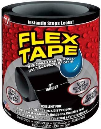 MR Sales Flex Tape for Seal Leakage Tape for Water Leakage Super Strong Waterproof Tape Adhesive Tape for Water Tank Sink Sealant for Gaps (Pack of 1)