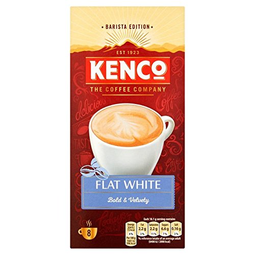 in budget affordable Instant coffee Kenko flat white 8 bags 144.8g