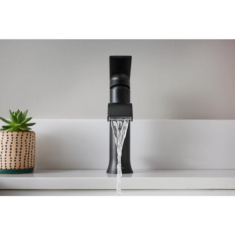Moen Faucet Bath GENTA Matte BLK 1H 84760BL - Amazon.com