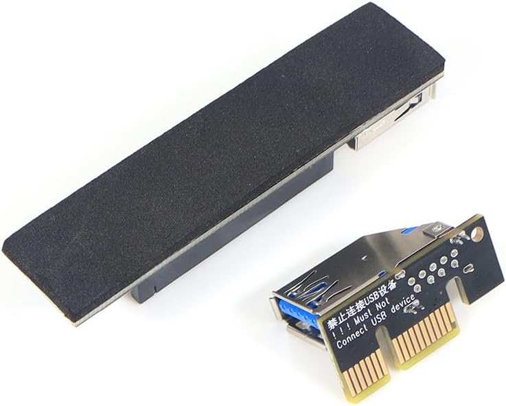JMT Add On PCI Express X1 to X4 USB 3.0 Adapter Raiser Extender PCIE Riser Card USB3.0 PCI-E SATA Expansion Card
