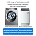 Washing Machine Inlet Hose, Burst Proof Washing Machine Water Inlet Pipe, Washer Pipe with Connectors, Water Inlet Connection Supply Line, White Long Universal PVC Hose (2 m/ 6.56 ft)