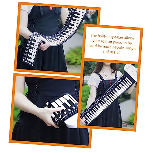 JOINPAYA support de tom au sol clavier de piano pliant de musique oud instrument portable clef piano numérique piano électronique enroulable piano pliable en silicone Composant élèctronique - Les Beatles, Paul McCartney, John Lennon, RIngo Starr, George Harrison JOINPAYA support de tom au sol clavier de piano pliant de musique oud instrument portable clef piano numérique piano électronique enroulable piano pliable en silicone Composant élèctronique – Image 5
