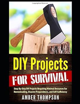 Paperback DIY Projects For Survival: Step-By-Step DIY Survival Projects Requiring Minimal Resources For Homesteading, Disaster Preparedness, and Self-Sufficiency Book