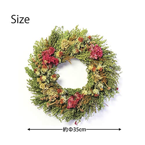 Corona de flores secas magnéticas Bellefleur 35 cm miniatura 3