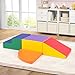 Costzon Climbing Toys for Toddlers, 4 Pieces Climb and Crawl Foam Kids Building Blocks for Children Development & Indoor Active Play, Soft Play Set for Newborn Infant Baby (Colorful)